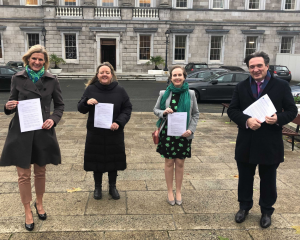 Senators Pippa Hacket, Roisin Garvey, Pauline O'Reilly and Vincent P Martin bring a motion to the Seanad calling for Ireland to accede to the Antarctic Treaty