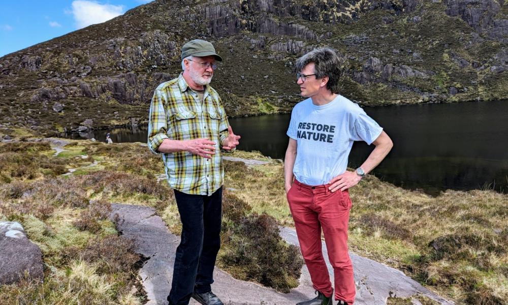 Malcolm and Peadar at national park