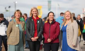 Catherine, Pippa, Roisin, Grace at Ploughing PRO