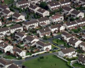 Irish Housing Estate - stock image