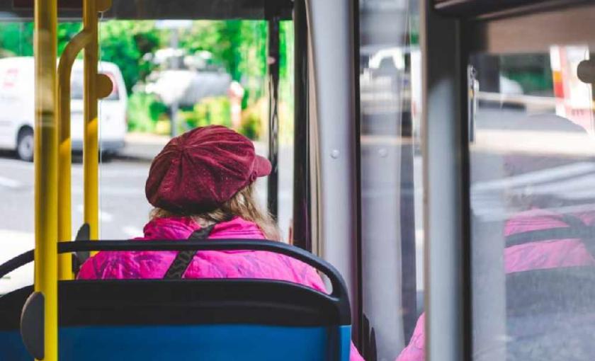 Rural Bus and passenger