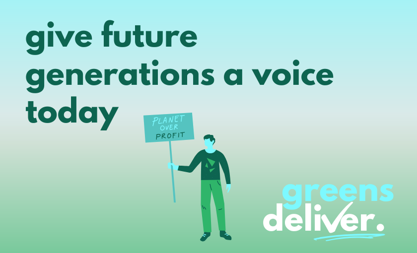 give future generations a voice today