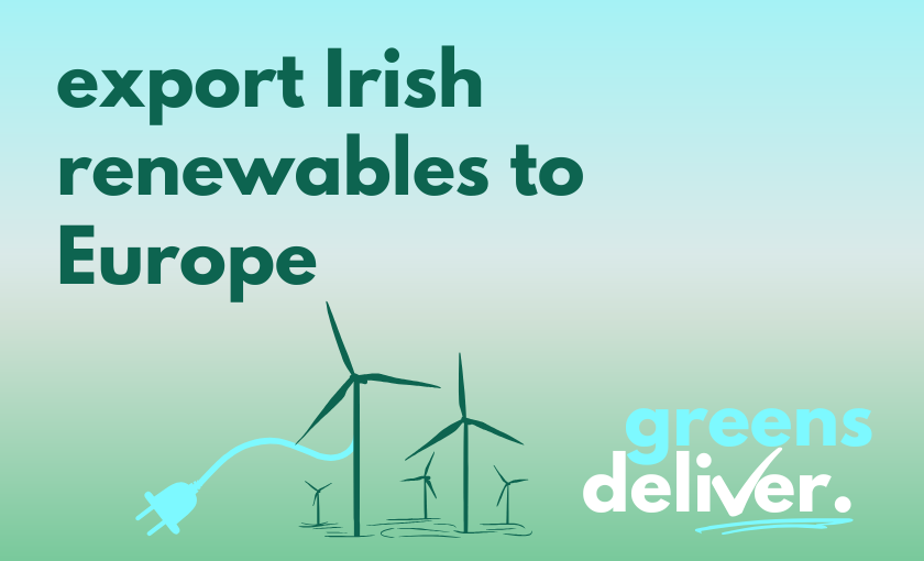 export Irish renewables to Europe