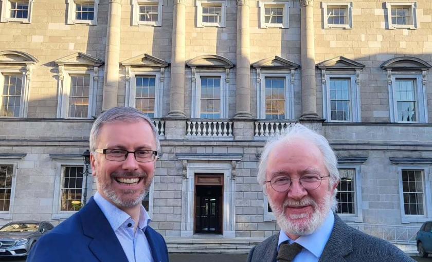 Roderic O'Gorman TD and Senator Malcolm Noonan