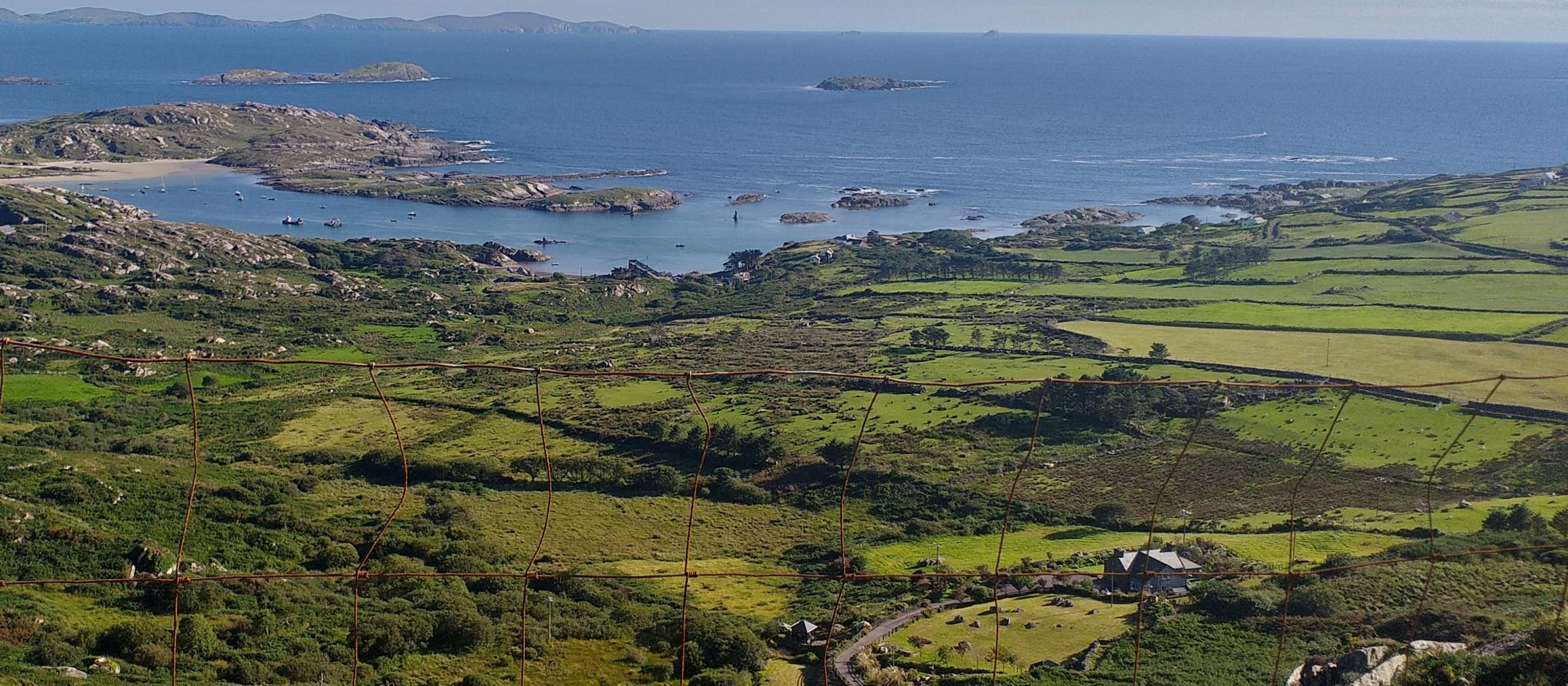 A view of the Kerry landscape and coastline