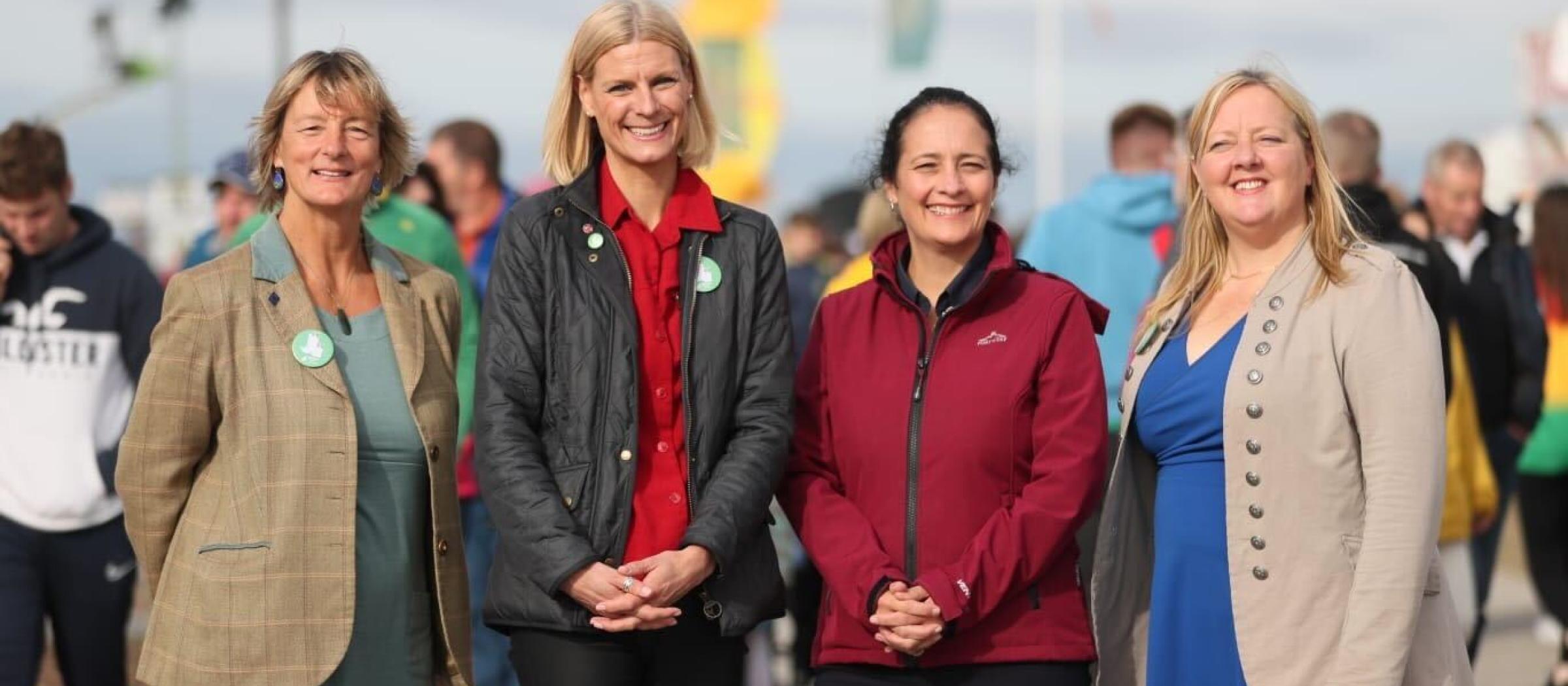 Catherine, Pippa, Roisin, Grace at Ploughing PRO