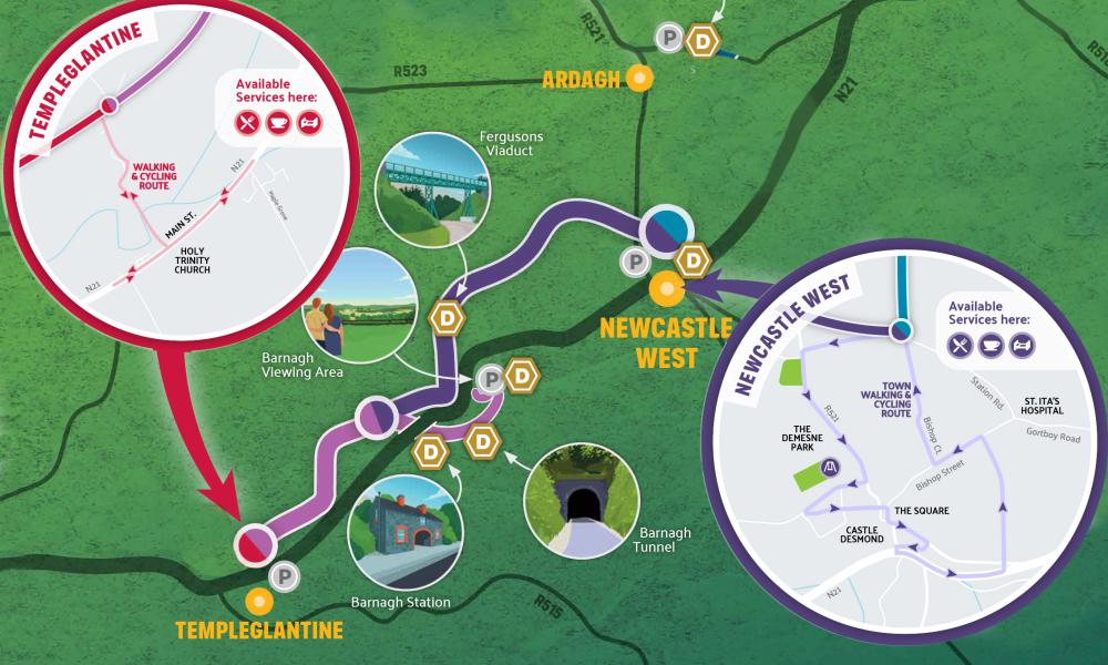 Limerick Greenway Map