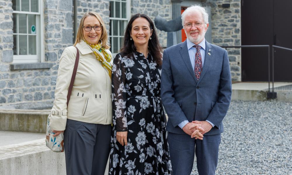 Catherine Martin, Malcolm Noonan and Maria Dollard in Kilkenny