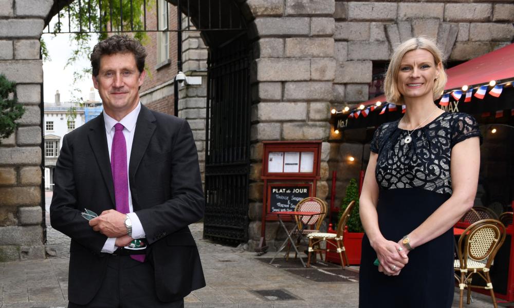 Eamon Ryan and Pippa Hackett