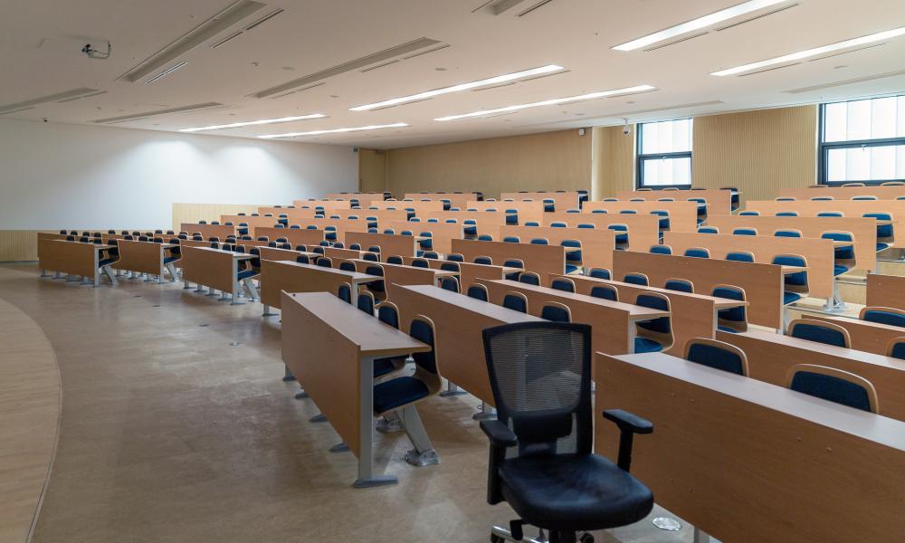 College lecture room