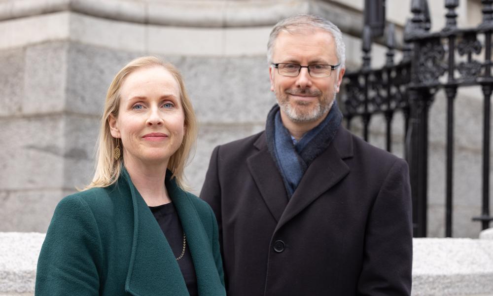 Pauline O'Reilly and Roderic O'Gorman