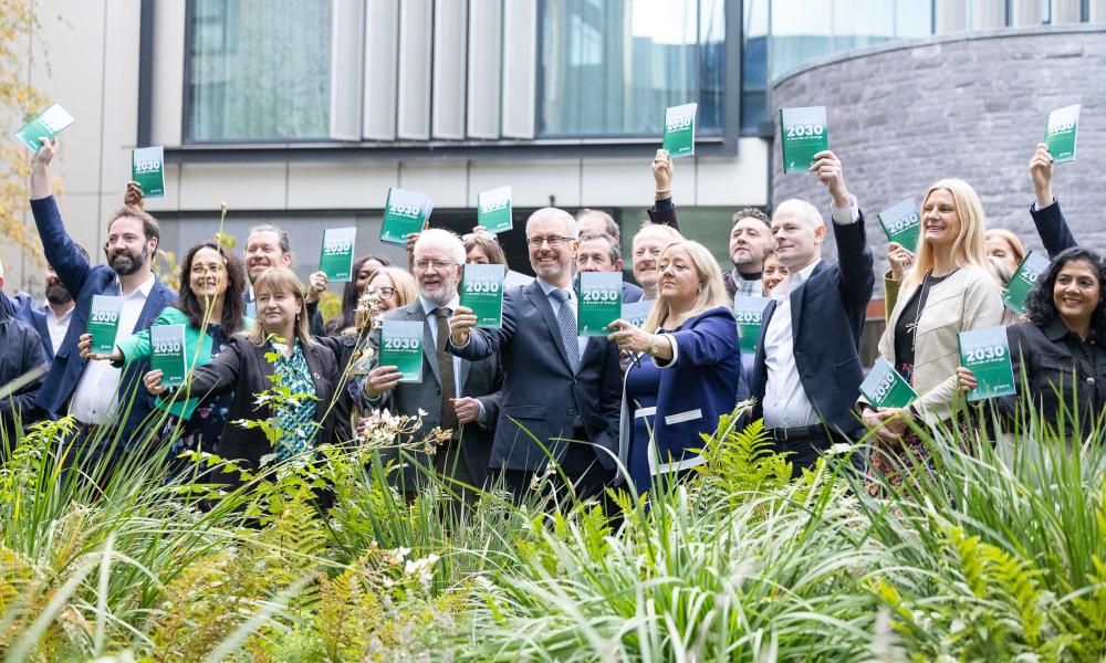 Green Party candidates at manifesto launch