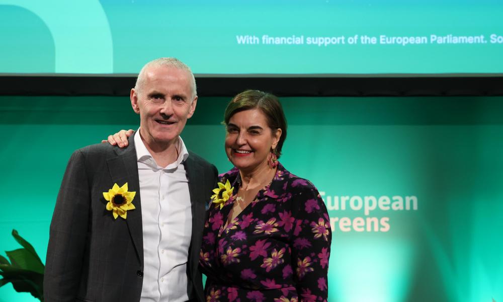 Ciaran Cuffe and Vula Tsetsi elected co-chairs of European Greens