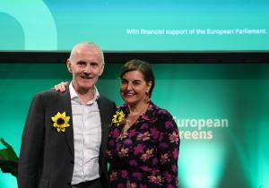 Ciaran Cuffe and Vula Tsetsi elected co-chairs of European Greens