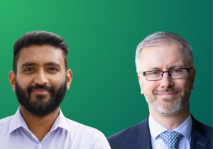 Cllr. Feljin Jose and Roderic O'Gorman TD