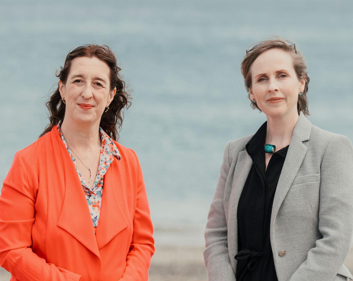 Suzanne Young and Pauline O'Reilly in Bray